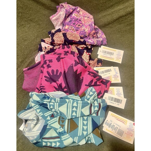 Lularoe Bundle Tops Lot Of 8 Size XS Classic T Shirts NWT New - Picture 3 of 4
